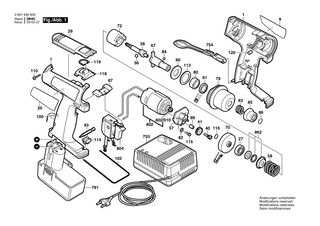 BOSCH Gleichstrommotor 9,6V | Ersatzteile für GDR 90 | 2607022934