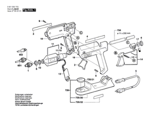 BOSCH Heizkörper | Ersatzteile für GKP 200 CE | 1600A000PX