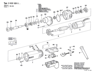 BOSCH Flachkopfschraube DIN 85-AM4x8-MS | Ersatzteile für Hf-Bohrmaschine | 2910110118