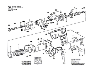 BOSCH Typschild | Ersatzteile für GR.57 | 3601106053