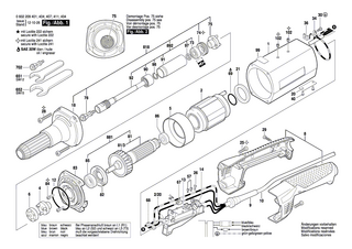 BOSCH Zylinderschraube DIN 84-AM4x18-5.8 | Ersatzteile für HGS 65/50 | 2910011128