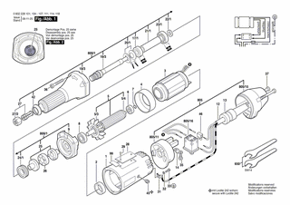 BOSCH Zylinderschraube DIN 84-AM4x6-8.8 | Ersatzteile für Geradschleifer | 2910021116