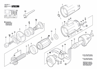 BOSCH Tülle Ø9,2-Ø12x120 MM | Ersatzteile für Universalfräse | 3600703011