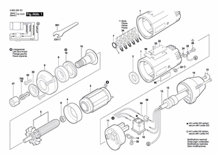 BOSCH Schalter | Ersatzteile für HSG 55/50 | 3607200001