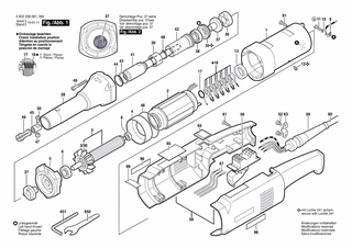 BOSCH Lagerflansch | Ersatzteile für Hf-Geradschleifer | 3605820058