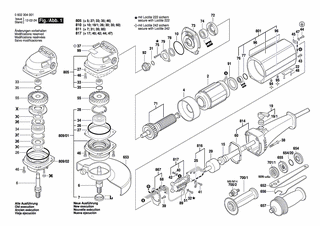 BOSCH Sicherungsring | Ersatzteile für Winkelschleifer | 3603435038