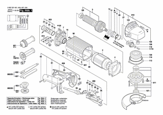 BOSCH Adapter M8/M14 | Ersatzteile für Flachkopfwinkelschleifer | 3603523013