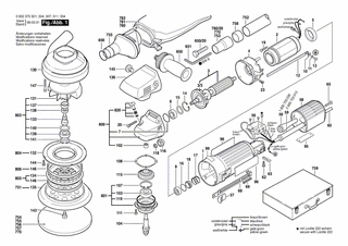 BOSCH Lüfter | Ersatzteile für Hf-Tellerschleifer | 3606610010