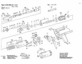BOSCH Flachkopfschraube DIN 85-AM4x8-MS | Ersatzteile für Schrauber | 2910110118