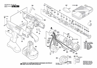 BOSCH Gleichstrommotor 12V | Ersatzteile für EXACT 12 | 3607031538