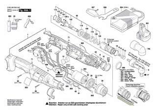 BOSCH Teilesatz 5 STUECK HELLGRUEN | Ersatzteile für ANGLE EXACT 6 | 3600106030