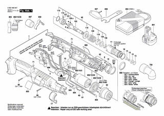 BOSCH EL-Baugruppe | Ersatzteile für ANGLE EXACT 2 | 3607200108