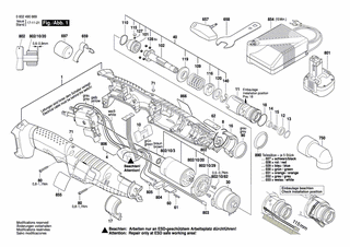BOSCH Druckfeder | Ersatzteile für ANGLE EXACT 7 | 3604619003