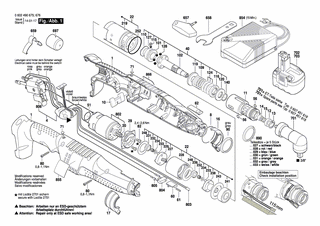BOSCH Abtriebswelle | Ersatzteile für ANGLE EXACT 17 | 3603124025