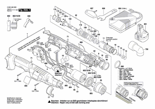 BOSCH Led-Halter | Ersatzteile für ANGLE EXACT 14 | 3605105019
