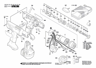 BOSCH Schieber | Ersatzteile für BT EXACT 4 | 3601923029