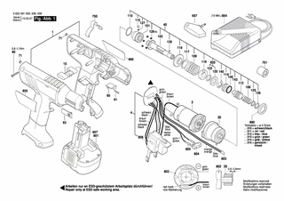 BOSCH Teilesatz 5 STUECK HELLGRUEN | Ersatzteile für BT-EXACT 7 | 3600106013