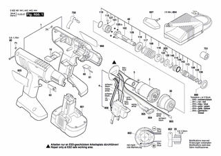BOSCH Schaltschieber | Ersatzteile für BT EXACT 8 | 3601099003