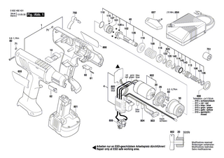 BOSCH Typschild | Ersatzteile für EXACT 1106 | 3601119451
