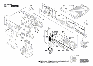 BOSCH Abtriebswelle | Ersatzteile für EXACT 402 | 3603124023