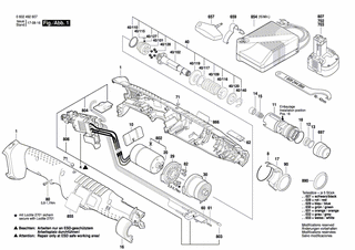 BOSCH Led-Halter | Ersatzteile für ANGLE EXACT 10-650 | 3605105019
