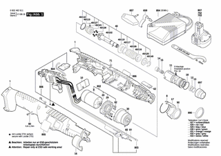 BOSCH Led-Halter | Ersatzteile für ANGLE EXACT 7-900 | 3605105020