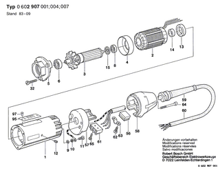 BOSCH Motorgehäuse | Ersatzteile für GR./SIZE 55 | 3605102028