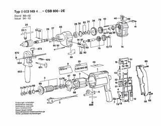 BOSCH Tülle Ø8,8 MM | Ersatzteile für CSB 800-2 E | 2600707061