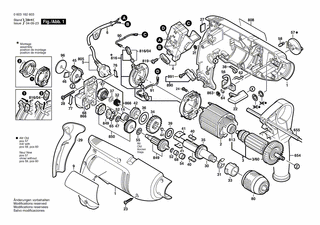BOSCH Befestigungssatz | Ersatzteile für PSB 700-2 RE | 2607001305
