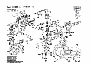 BOSCH Winkelschraubendreher DIN 911-4 | Ersatzteile für PFZ 550 E | 2607950004