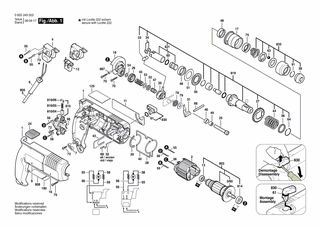 BOSCH Bohrfutterschlssel SG2 | Ersatzteile fr PBH 16-2 | 2607950007