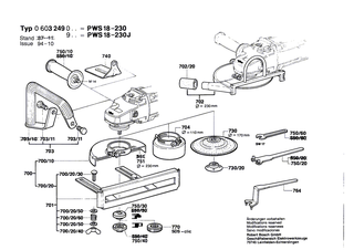 BOSCH Unterlegscheibe DIN 315-M8-GT-C | Ersatzteile f�r PWS 18-230 J | 2600100041