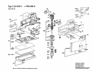 BOSCH Rillenkugellager 7x22x7 | Ersatzteile für PSS 280 A | 1900905018