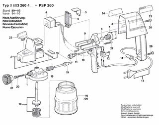 BOSCH Blattfeder | Ersatzteile für PSP 260 | 1609390549