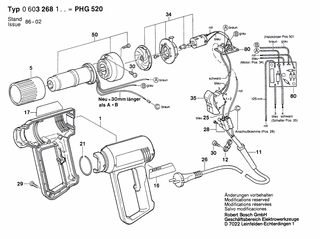 BOSCH Blechschraube DIN 7983-B2,9x16 | Ersatzteile für PHG 520 | 2910615507