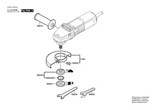 BOSCH Aufnahmeflansch Ø22,3xØ42 MM | Ersatzteile für PWS 5-115 | 2605703014