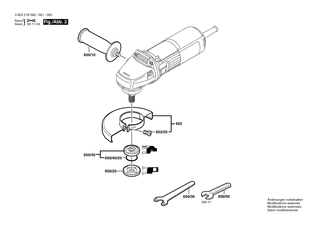 BOSCH Tülle Ø7,6-Ø8,2x95 MM | Ersatzteile für PWS 500 | 2600703013