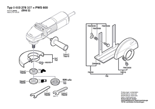BOSCH Einmaulschl�ssel SW17 | Ersatzteile f�r PWS 600 | 2607950511