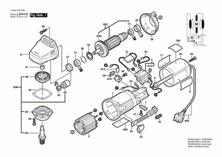 BOSCH Kohlebürstensatz | Ersatzteile für PWS 6-115 | 1607014116