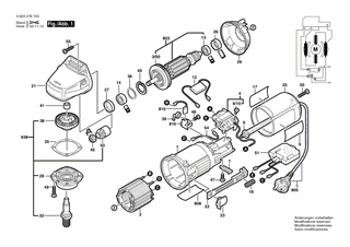 BOSCH Zweilochmutterndreher | Ersatzteile für PWS 7-115 E | 1607950052