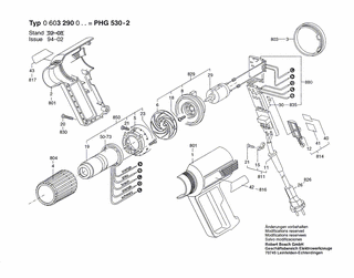 BOSCH Gehäuseschale GRUEN | Ersatzteile für PHG 530-2 | 1609202615