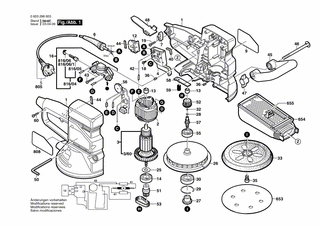 BOSCH Polschuh 230-240V | Ersatzteile für PEX 420 AE | 2604220526