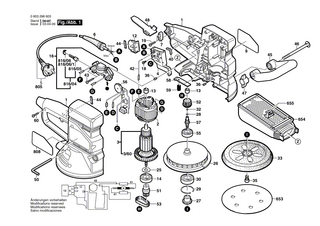 BOSCH Staubkasten | Ersatzteile für PEX 420 AE | 2605411129