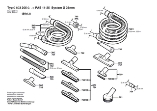 BOSCH Anschlussstutzen | Ersatzteile für PAS 11-25 | 1609203V36