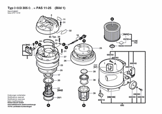 BOSCH Anschlussstutzen Ø 49 MM | Ersatzteile für PAS 11-25 | 1609390577