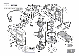 BOSCH Stützteller | Ersatzteile für PEX 400 AE | 2608601902