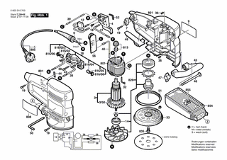 BOSCH Adapter | Ersatzteile für PEX 12 AE | 2605702039