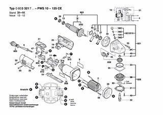 BOSCH Blechschraube DIN7981-ST3,9x13-C-Z | Ersatzteile für PWS 10-125 CE | 2912401018