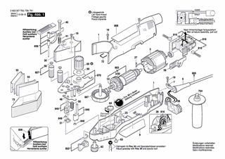 BOSCH Flanschlager | Ersatzteile für PVS 300 AE | 2605805008