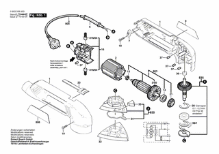 BOSCH Firmenschild | Ersatzteile für PDA 180 | 2601119879
